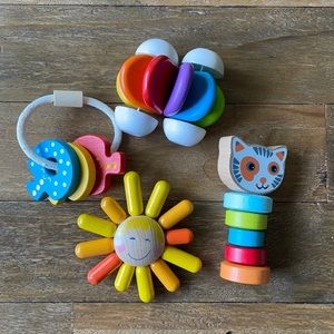 Wooden baby’s toys bundle